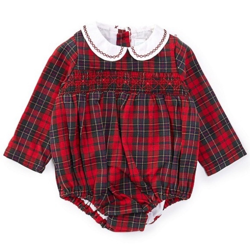 Edgehill Collection x Darby Fallon Clark Gunner Plaid Peter Pan Collar Bubble